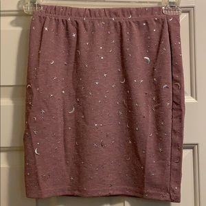 Mini skirt size 4!! Moon & stars design